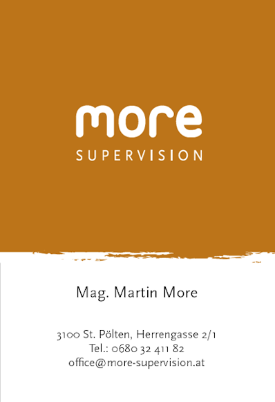 Supervision Teamentwicklung Jobcoaching St.Pölten / Wien Mag. Martin More